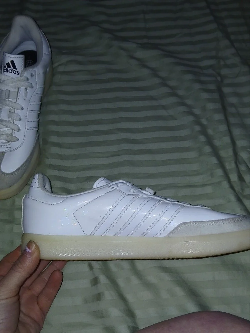 adidas clean white